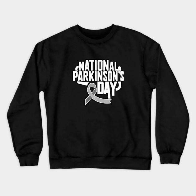 National Parkinson’s Day – April Crewneck Sweatshirt by irfankokabi